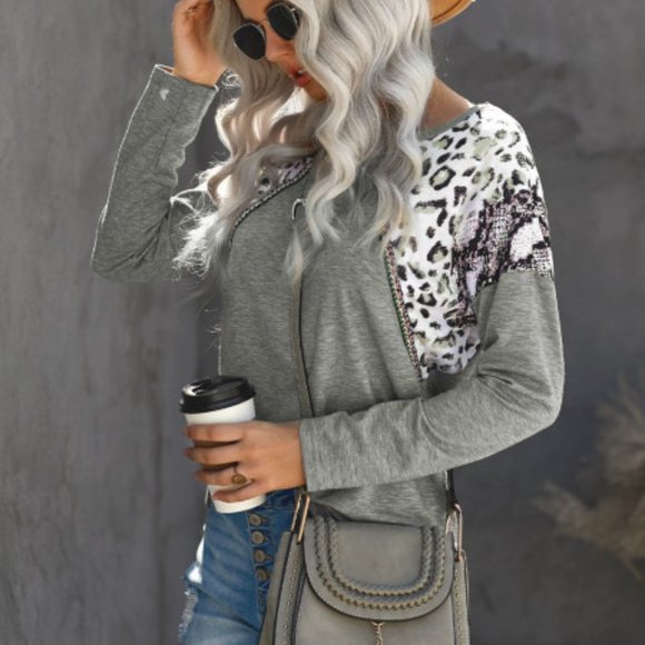 💜 New Gray Long Sleeve Top - Picture 5 of 9